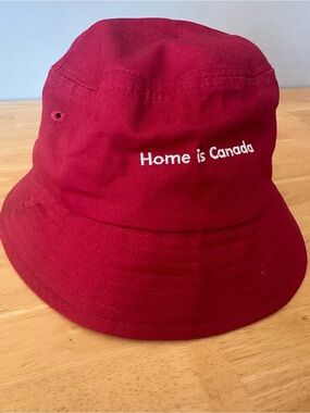 P/C Peace Collective Home is Canada Red Bucket Hat
